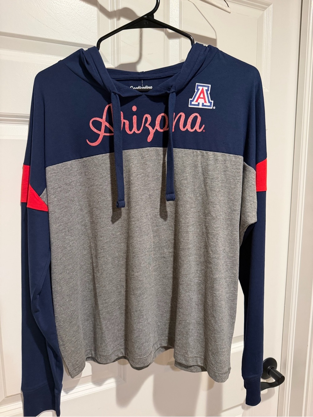 Arizona Women's Navy & Gray Hooded Pullover